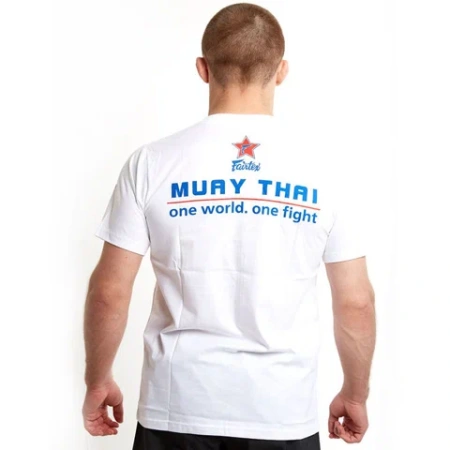 Футболка Fairtex TS «One world. One fight», белый в Краснодаре в магазине SportPanda Футболка Fairtex TS «One world. One fight», белый – фото