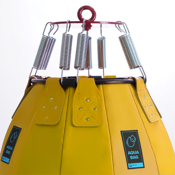 Водоналивная боксерская груша «AQUA BALL», ПВХ, 65 см, диаметр 50 см, желтый – фото