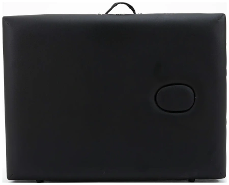 Массажный стол Proxima Parma 70, 2 секции, складной, чёрный – фото