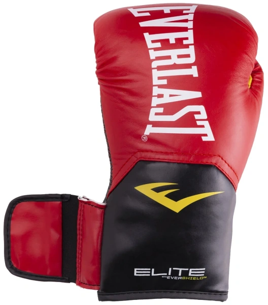 Боксерские перчатки Everlast Elite ProStyle, тренировочные, красный в Краснодаре в магазине SportPanda Боксерские перчатки Everlast Elite ProStyle, тренировочные, красный – фото