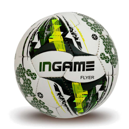 Мяч футбольный INGAME FLYER IFB-105, №5, бело-жёлтый в Краснодаре в магазине SportPanda Мяч футбольный INGAME FLYER IFB-105, №5, бело-жёлтый – фото