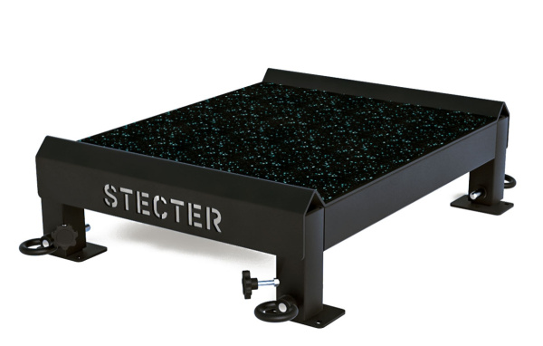 Плинты тяжелоатлетические для штанги STECTER, с регулировкой по высоте 20-30 см, пара – фото