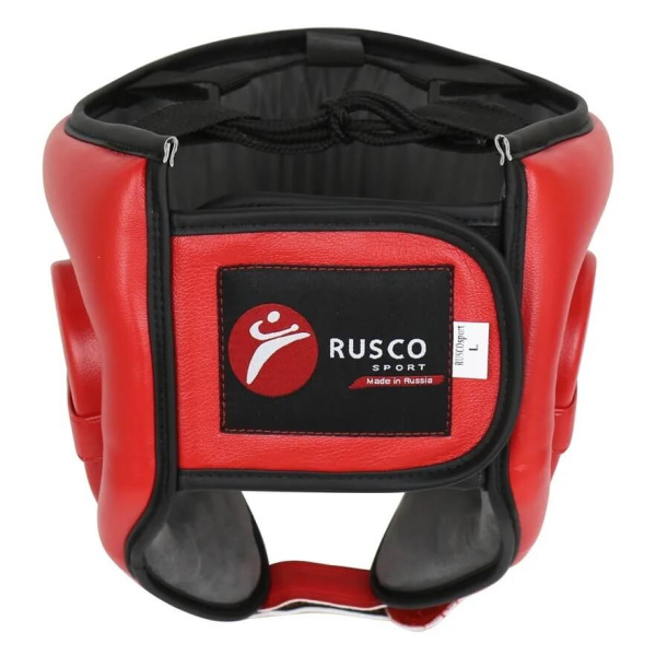 Шлем для рукопашного боя RuscoSport Pro, одобрен ФРБ, с усилением, красный в Краснодаре в магазине SportPanda Шлем для рукопашного боя RuscoSport Pro, одобрен ФРБ, с усилением, красный – фото