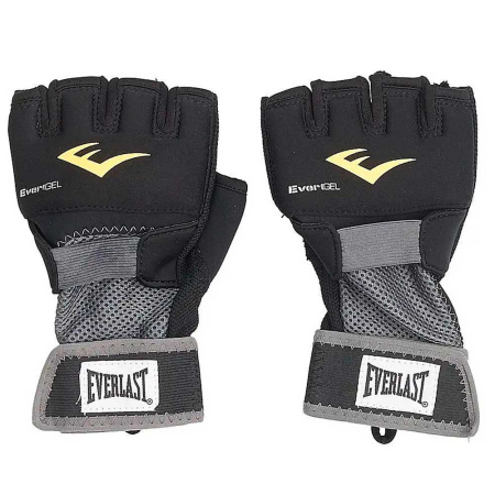 Снарядные перчатки Everlast Evergel, гелевые, чёрный в Краснодаре в магазине SportPanda Снарядные перчатки Everlast Evergel, гелевые, чёрный – фото