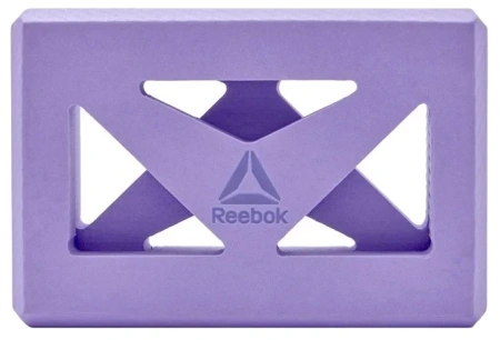 Кирпич для йоги с прорезями Reebok RAYG-10035PL, фиолетовый в Краснодаре в магазине SportPanda Кирпич для йоги с прорезями Reebok RAYG-10035PL, фиолетовый – фото