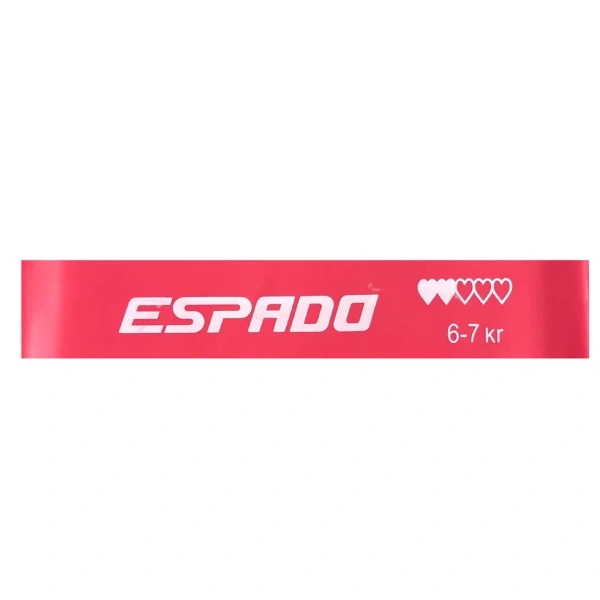 Силовая лента / ленточный эспандер ESPADO ES26101K 6-7 кг, розовый в Краснодаре в магазине SportPanda Силовая лента / ленточный эспандер ESPADO ES26101K 6-7 кг, розовый – фото