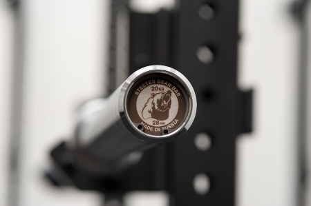 Гриф для штанги прямой STECTER Bear Bar, Ø28 мм, 2200 мм, 20 кг, олимпийский в Краснодаре в магазине SportPanda Гриф для штанги прямой STECTER Bear Bar, Ø28 мм, 2200 мм, 20 кг, олимпийский – фото