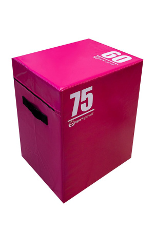 Плиобокс Sportpanda трехсторонний розовый – фото