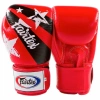 Боксерские перчатки Fairtex BGV1 Nation Print, тренировочные, красный в Краснодаре в магазине SportPanda Боксерские перчатки Fairtex BGV1 Nation Print, тренировочные, красный – фото