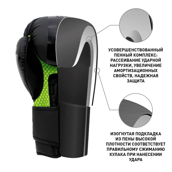 Боксерские перчатки BoyBo B-Series BBG400, тренировочные, зелёный в Краснодаре в магазине SportPanda Боксерские перчатки BoyBo B-Series BBG400, тренировочные, зелёный – фото