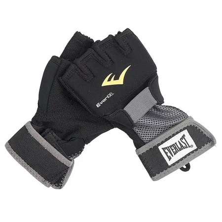 Снарядные перчатки Everlast Evergel, гелевые, чёрный в Краснодаре в магазине SportPanda Снарядные перчатки Everlast Evergel, гелевые, чёрный – фото