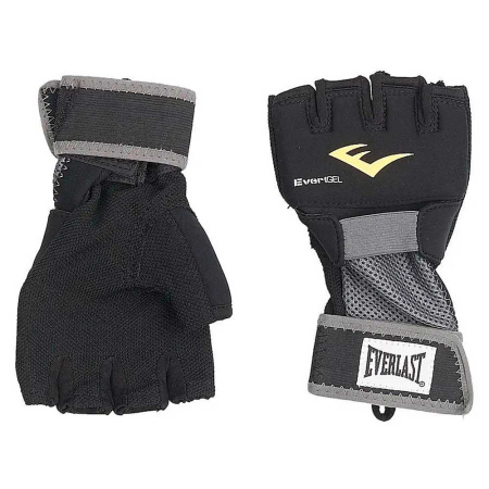 Снарядные перчатки Everlast Evergel, гелевые, чёрный в Краснодаре в магазине SportPanda Снарядные перчатки Everlast Evergel, гелевые, чёрный – фото