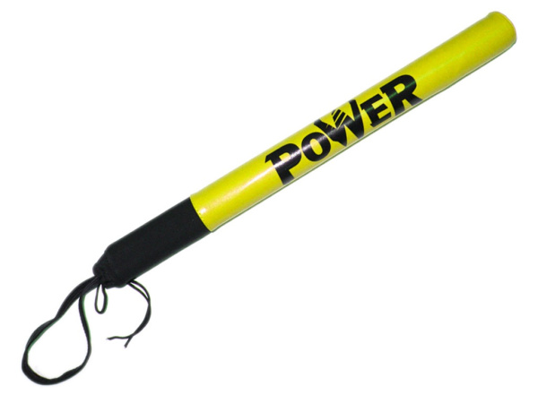 Палка тренировочная POWER, пластик / ПВХ, жёлтый – фото