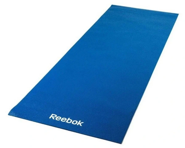 Коврик для йоги и фитнеса Reebok RAYG-11022BL, 4 мм, ПВХ, синий в Краснодаре в магазине SportPanda Коврик для йоги и фитнеса Reebok RAYG-11022BL, 4 мм, ПВХ, синий – фото