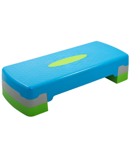 Степ-платформа Royal Fitness STEPPER-20, 2 уровня, синий – фото
