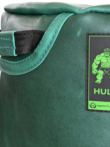 Напольный боксерский мешок HULK, натуральная кожа, 200 см, D-45 см, 81 кг – фото
