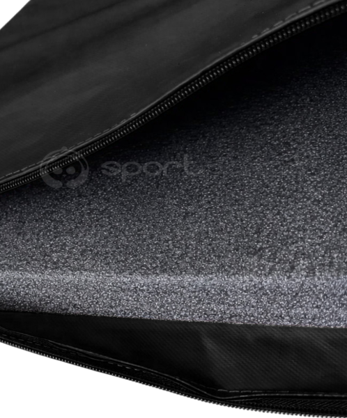  Мат спортивный SportPanda, 1 х 1 х 0.04 м, тент ПВХ + пенополиэтилен, без липучки, салатовый/чёрный