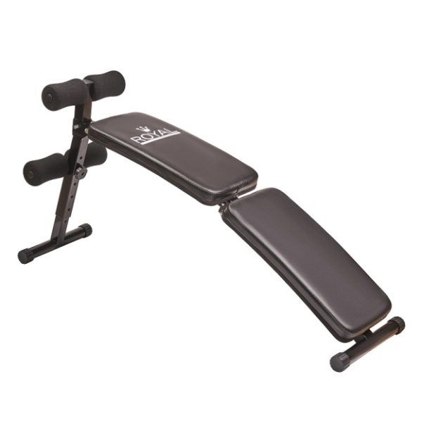 Скамья для пресса Royal Fitness BENCH-1515, изогнутая, для дома – фото