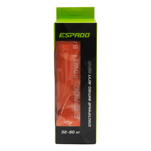 Силовая лента / ленточный эспандер ESPADO ES3101 1/30, 32-80 кг, оранжевый в Краснодаре в магазине SportPanda Силовая лента / ленточный эспандер ESPADO ES3101 1/30, 32-80 кг, оранжевый – фото
