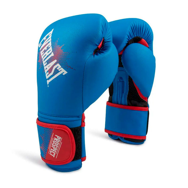 Детские боксерские перчатки Everlast Prospect, тренировочные, синий в Краснодаре в магазине SportPanda Детские боксерские перчатки Everlast Prospect, тренировочные, синий – фото