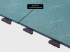 Резиновая плитка SportMax, 1000x1000 мм, со скрытыми замками, для детских и спортивных площадок, 25 мм, 850 кг/м3, зелёный  Резиновая плитка SportMax, 1000x1000 мм, со скрытыми замками, для детских и спортивных площадок, 25 мм, 850 кг/м3, зелёный