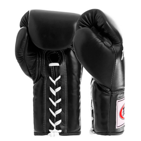 Боксерские перчатки Fairtex BGL6 PRO COMPETITION GLOVES, профессиональные, чёрный в Краснодаре в магазине SportPanda Боксерские перчатки Fairtex BGL6 PRO COMPETITION GLOVES, профессиональные, чёрный – фото