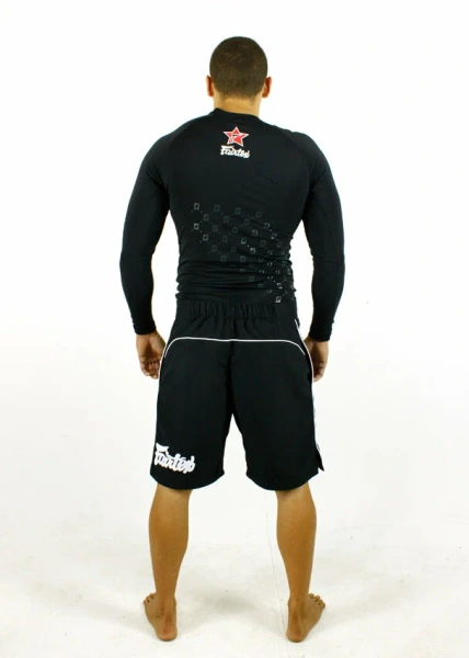 Шорты спортивные Fairtex AB-9, с двумя карманами, чёрный – фото