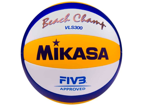 Мяч волейбольный Mikasa FIVB VLS 300, для пляжного волейбола, 5" в Краснодаре в магазине SportPanda Мяч волейбольный Mikasa FIVB VLS 300, для пляжного волейбола, 5" – фото