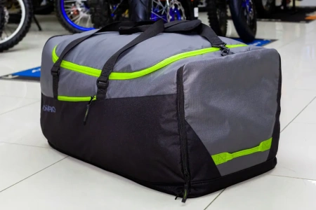 Сумка спортивная для экипировки / мотосумка Enduro Cargo, серый / чёрный / салатовый Сумка спортивная для экипировки / мотосумка Enduro Cargo, серый / чёрный / салатовый