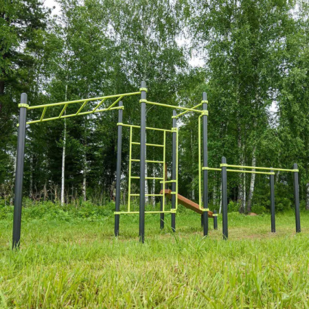 Воркаут (рукоход, швед. стенка, 2 переклад., переклад. верт., накл. скамья, брусья) W237 в Краснодаре в магазине SportPanda Воркаут (рукоход, швед. стенка, 2 переклад., переклад. верт., накл. скамья, брусья) W237 – фото