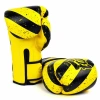 Боксерские перчатки Fairtex BGV14 Black op ART, тренировочные, жёлтый в Краснодаре в магазине SportPanda Боксерские перчатки Fairtex BGV14 Black op ART, тренировочные, жёлтый – фото