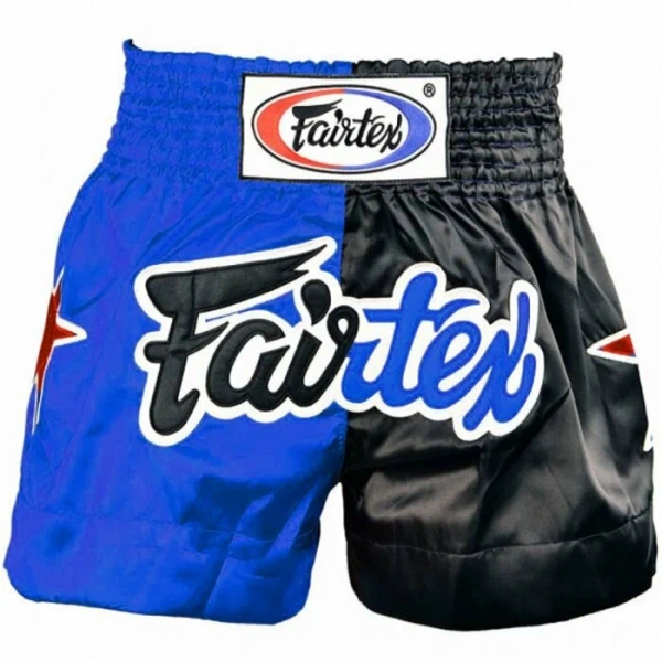 Шорты для тайского бокса Fairtex BS084 Muay Thai, синий в Краснодаре в магазине SportPanda Шорты для тайского бокса Fairtex BS084 Muay Thai, синий – фото