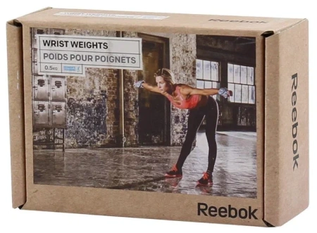 Утяжелители для рук, на запястья Reebok RAWT-11070BL, 0.5 кг, пара в Краснодаре в магазине SportPanda Утяжелители для рук, на запястья Reebok RAWT-11070BL, 0.5 кг, пара – фото