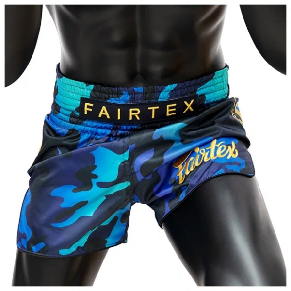 Шорты для тайского бокса и кикбосинга Fairtex BS1916 Golden Jubilee Shorts «Luster» – фото