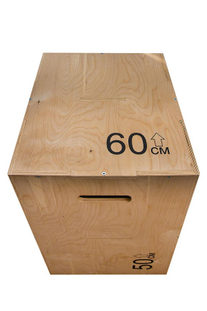 Плиобокс, Тумба для прыжков 50-60-75 см SportPanda, фанера – фото
