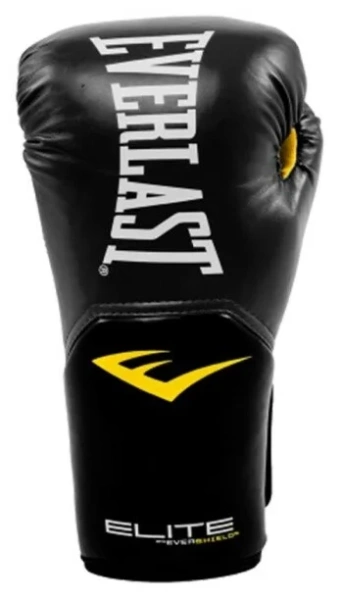 Боксерские перчатки Everlast Elite ProStyle, тренировочные, чёрный в Краснодаре в магазине SportPanda Боксерские перчатки Everlast Elite ProStyle, тренировочные, чёрный – фото