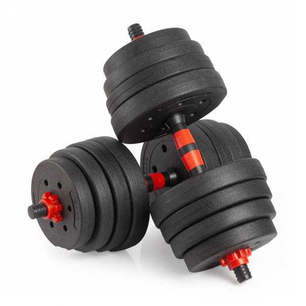Гантели разборные с грифом, 25 кг. (2 шт. х 12,5 кг.) VictoryFit VF-DС250 в Краснодаре в магазине SportPanda Гантели разборные с грифом, 25 кг. (2 шт. х 12,5 кг.) VictoryFit VF-DС250 – фото