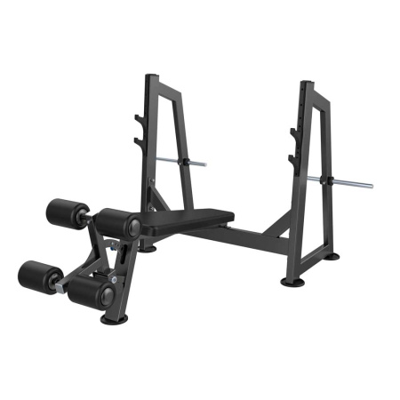 Скамья-стойка для жима под углом вниз (Olympic Decline Bench) U-3041 в Краснодаре в магазине SportPanda Скамья-стойка для жима под углом вниз (Olympic Decline Bench) U-3041 – фото