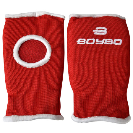 Накладки на руки для каратэ BoyBo BO130, хлопок, красный в Краснодаре в магазине SportPanda Накладки на руки для каратэ BoyBo BO130, хлопок, красный – фото