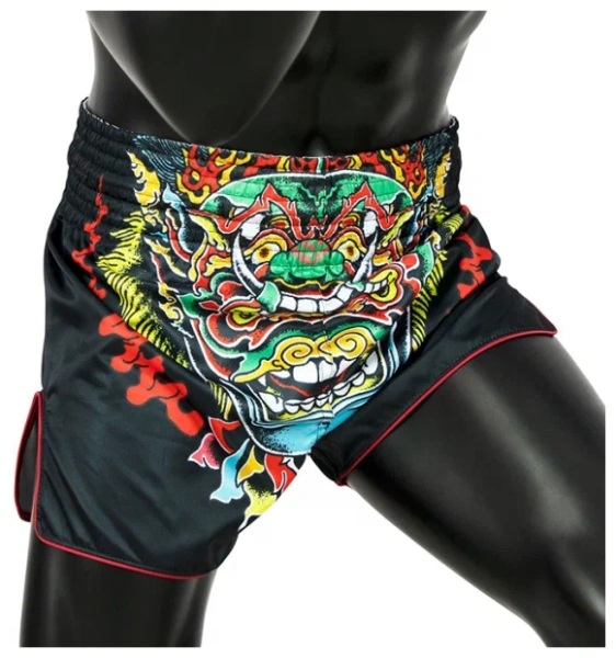 Шорты для тайского бокса и кикбосинга Fairtex BS1912 Kabuki, чёрный – фото