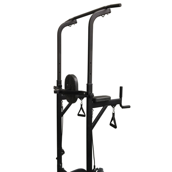 Турник + брусья + пресс Royal Fitness, высокая стойка, с эспандерами – фото