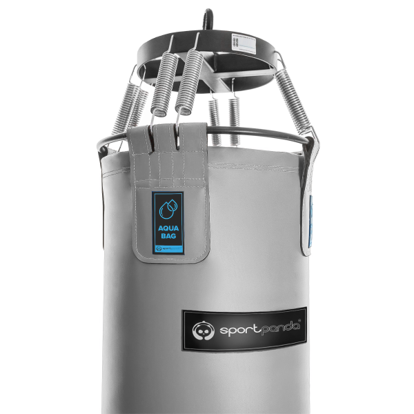 Водоналивной боксерский мешок «AQUA BAG» ПВХ, 180 см, диаметр 40 см, серый – фото