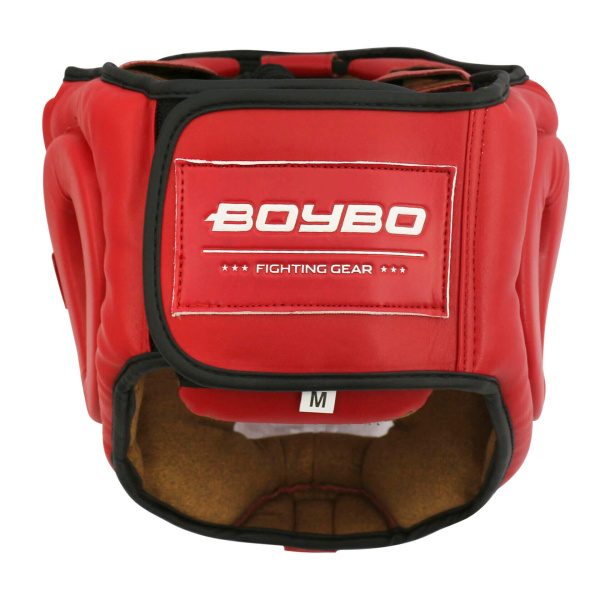 Шлем для карате BoyBo Flexy BP2006, с пластиковым забралом, красный в Краснодаре в магазине SportPanda Шлем для карате BoyBo Flexy BP2006, с пластиковым забралом, красный – фото
