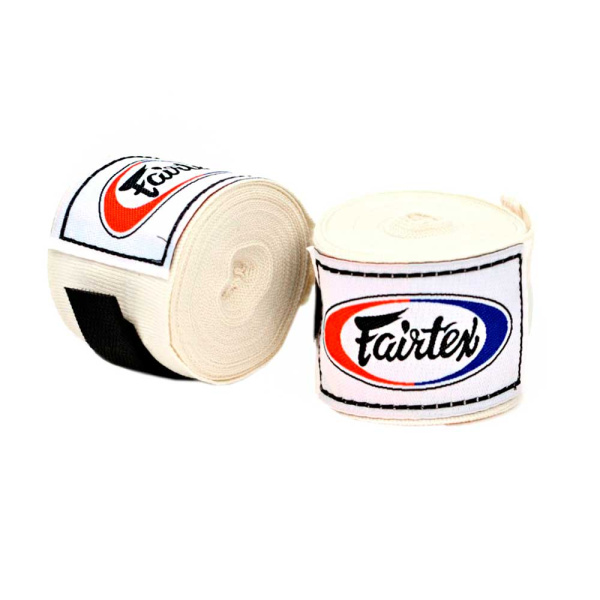 Боксерские бинты Fairtex HW-2, 4.5 метра, белый в Краснодаре в магазине SportPanda Боксерские бинты Fairtex HW-2, 4.5 метра, белый – фото
