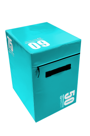 Плиобокс Sportpanda трехсторонний бирюзовый – фото