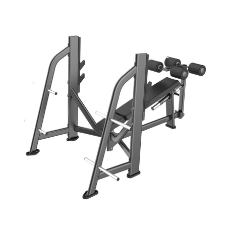 Скамья-стойка для жима под углом вниз E-7041 (Olympic Decline Bench) в Краснодаре в магазине SportPanda Скамья-стойка для жима под углом вниз E-7041 (Olympic Decline Bench) – фото