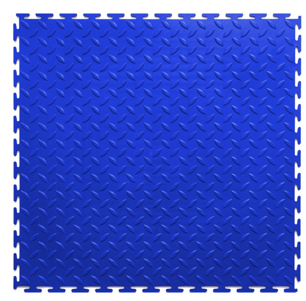 Плитка ПВХ Standart Grain, 4 мм, 500*500, синий