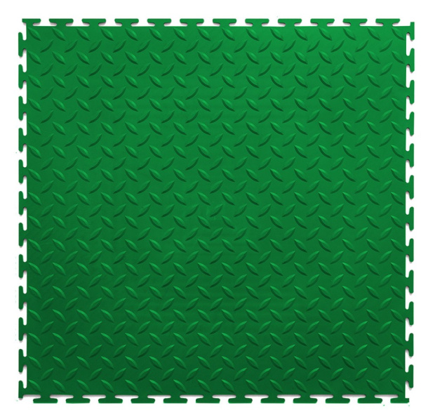 Плитка ПВХ Standart Grain, 4 мм, 500*500, зелёный